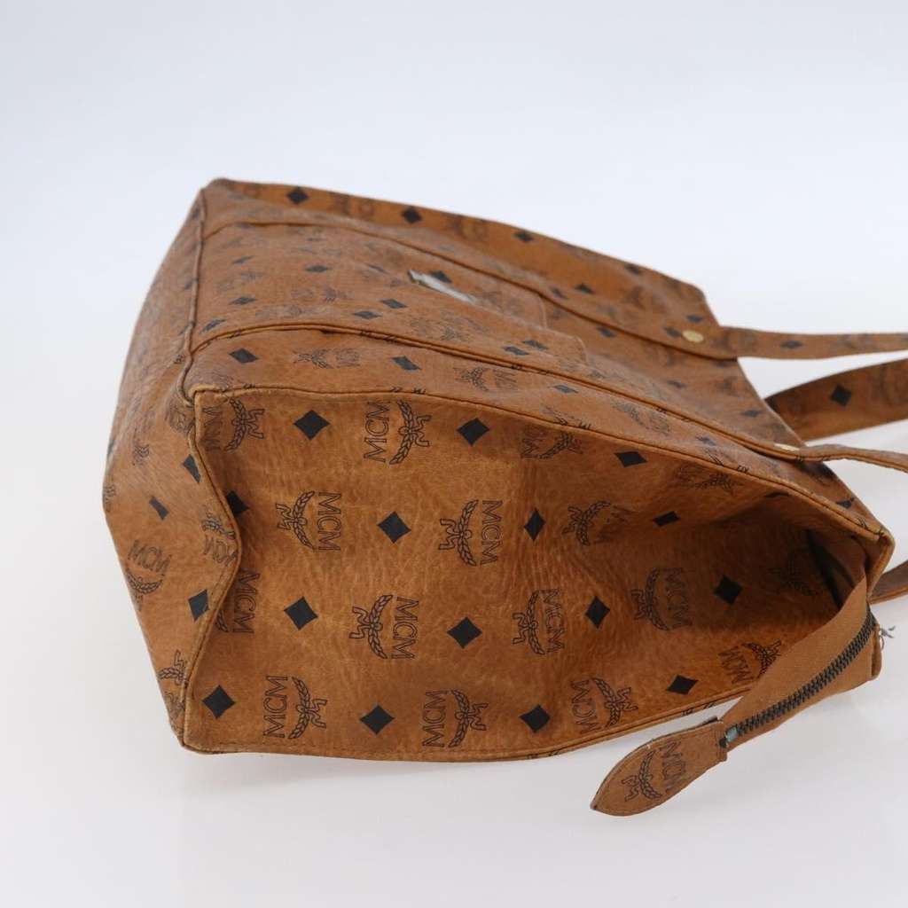 Mcm Vintage Visetos Tote bag Brown Canvas Good condition - Model View