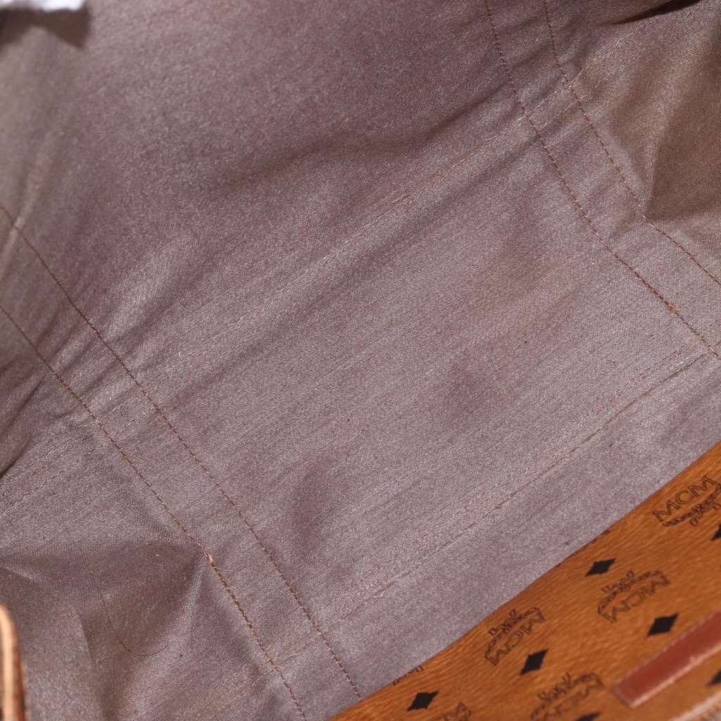 Mcm Vintage Visetos Tote bag Brown Canvas Good condition - Box View