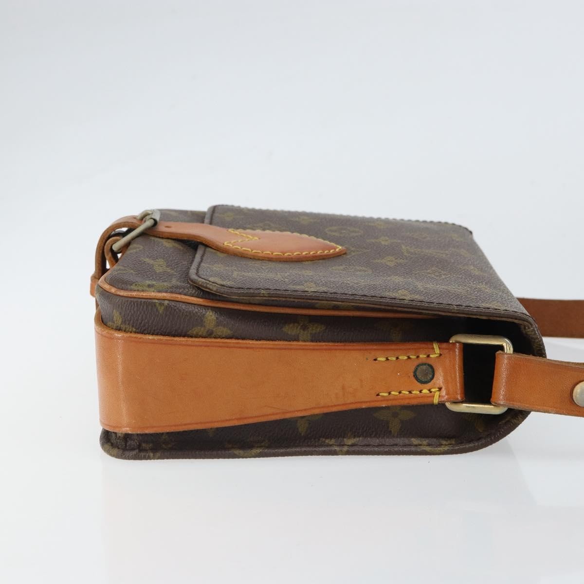 Louis Vuitton Cartouchiere Handbag Brown Canvas Fair condition - Inside View