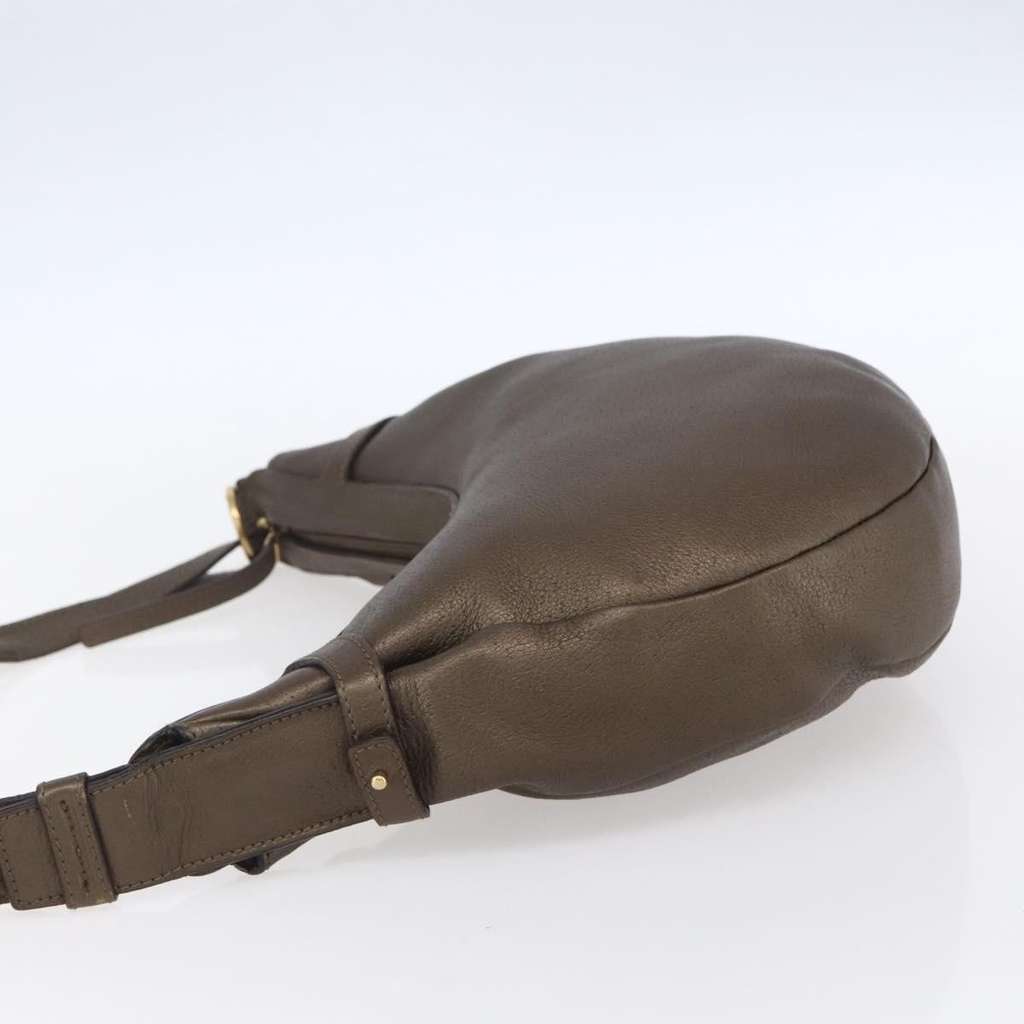 Salvatore Ferragamo Vintage Shoulder Bag Brown Leather Good condition - Inside View