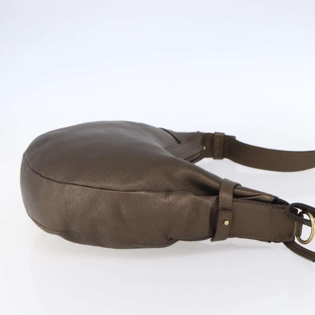 Salvatore Ferragamo Vintage Shoulder Bag Brown Leather Good condition - Model View