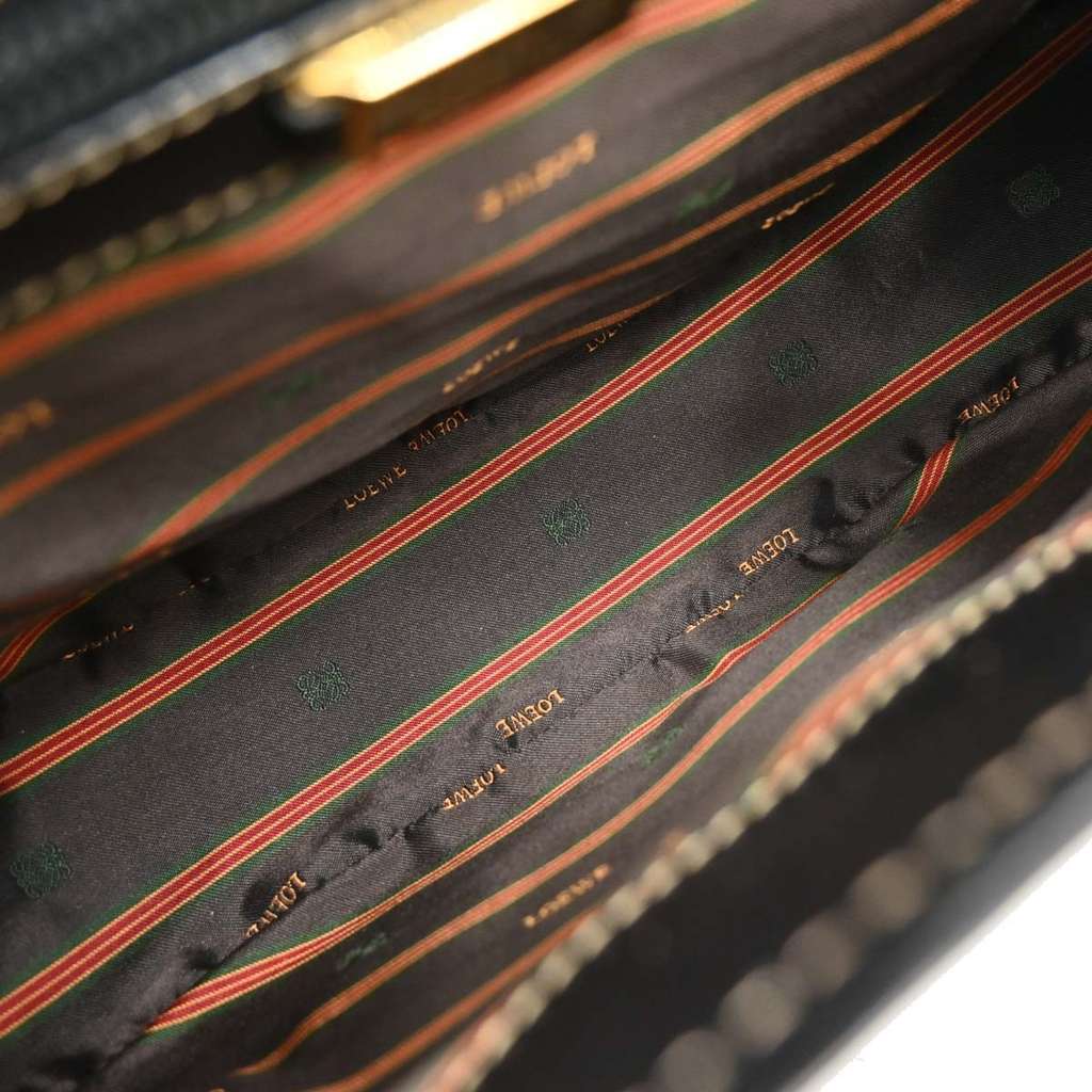 Loewe Velazquez shoulderbag Brown Leather Good condition - Inside View