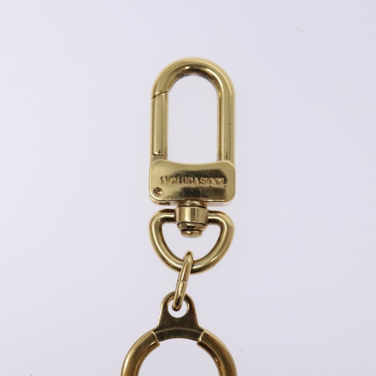Louis Vuitton Bolt Pochette Extender Keychain Gold Metal Good condition - Model View
