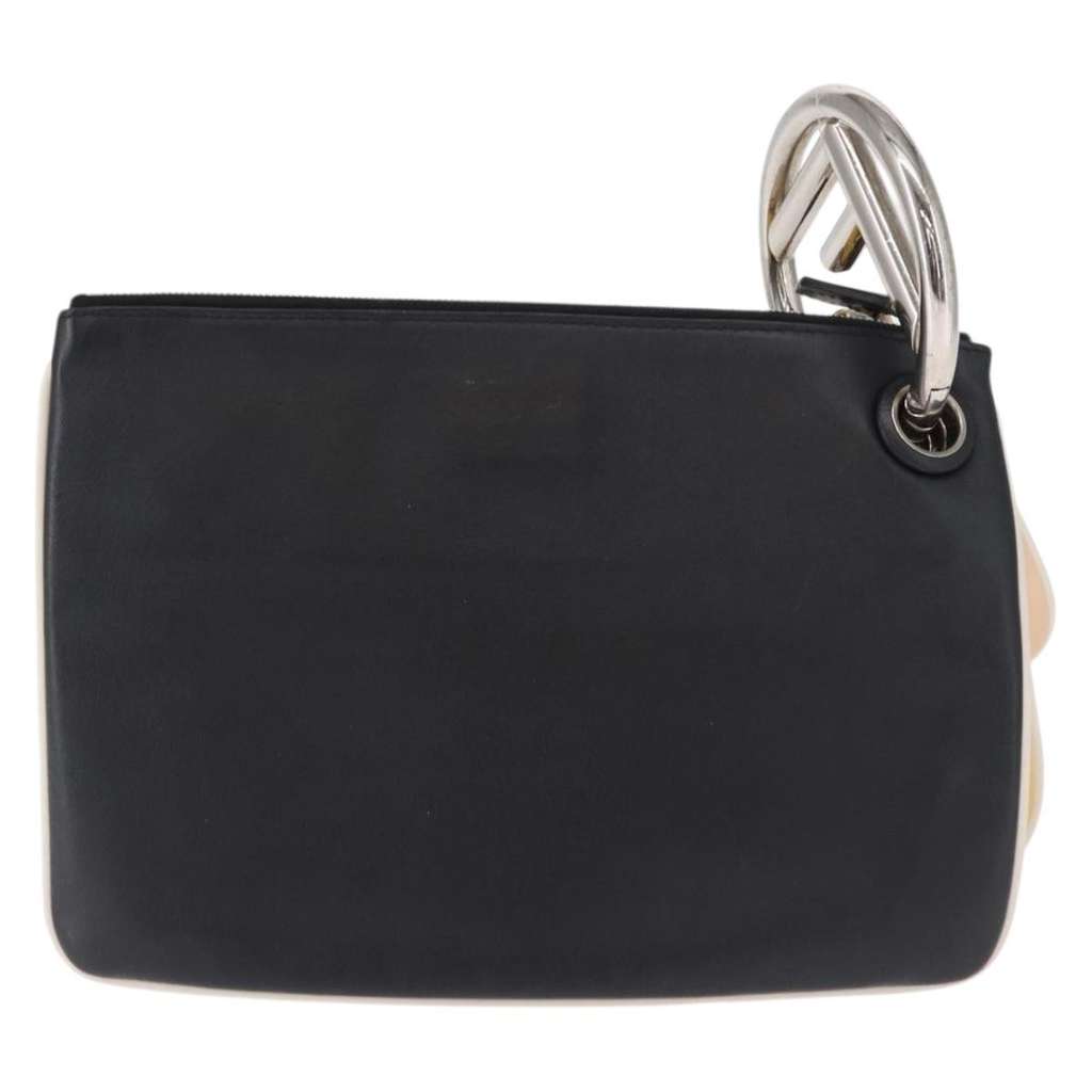 Fendi Triplette Pouch Set Other Leather Good condition - Back View