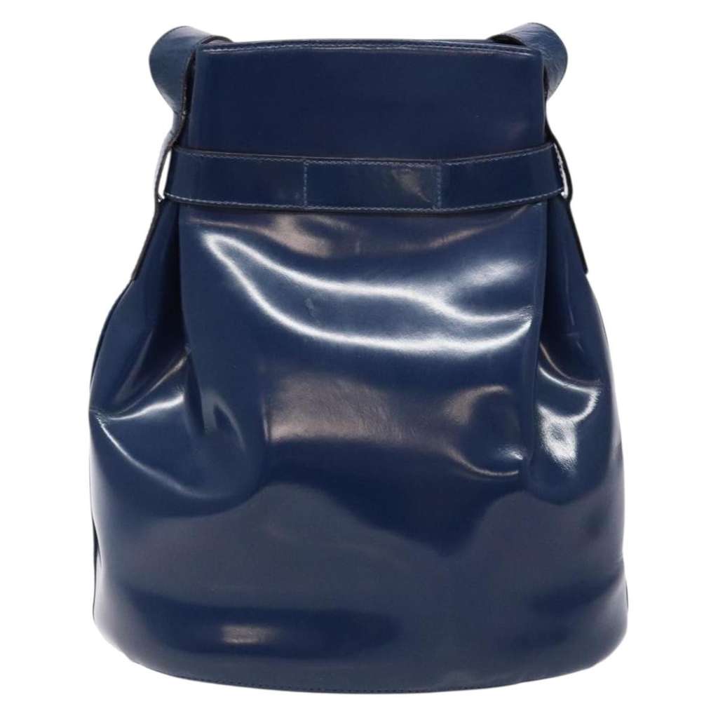 Salvatore Ferragamo Vintage Gancini Bucket Bag Blue Good condition - Back View