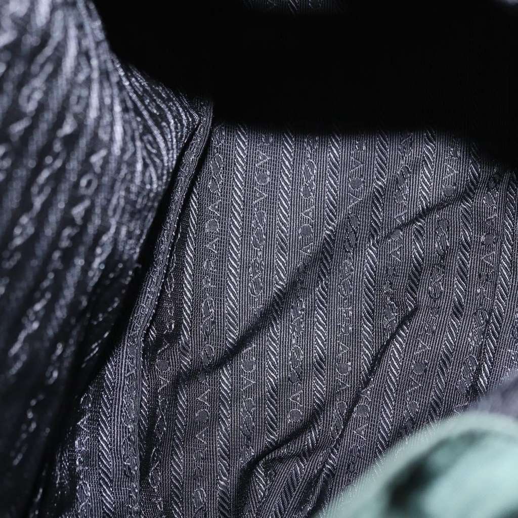 Prada Double Front Pocket Backpack Green Good condition - Box View