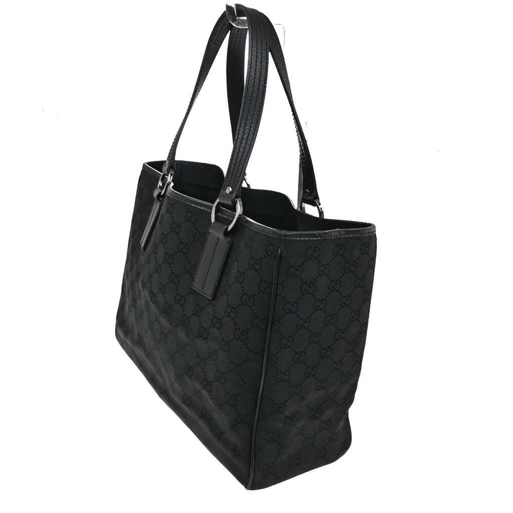 Gucci Vintage Open Tote Black Canvas Good condition - Inside View