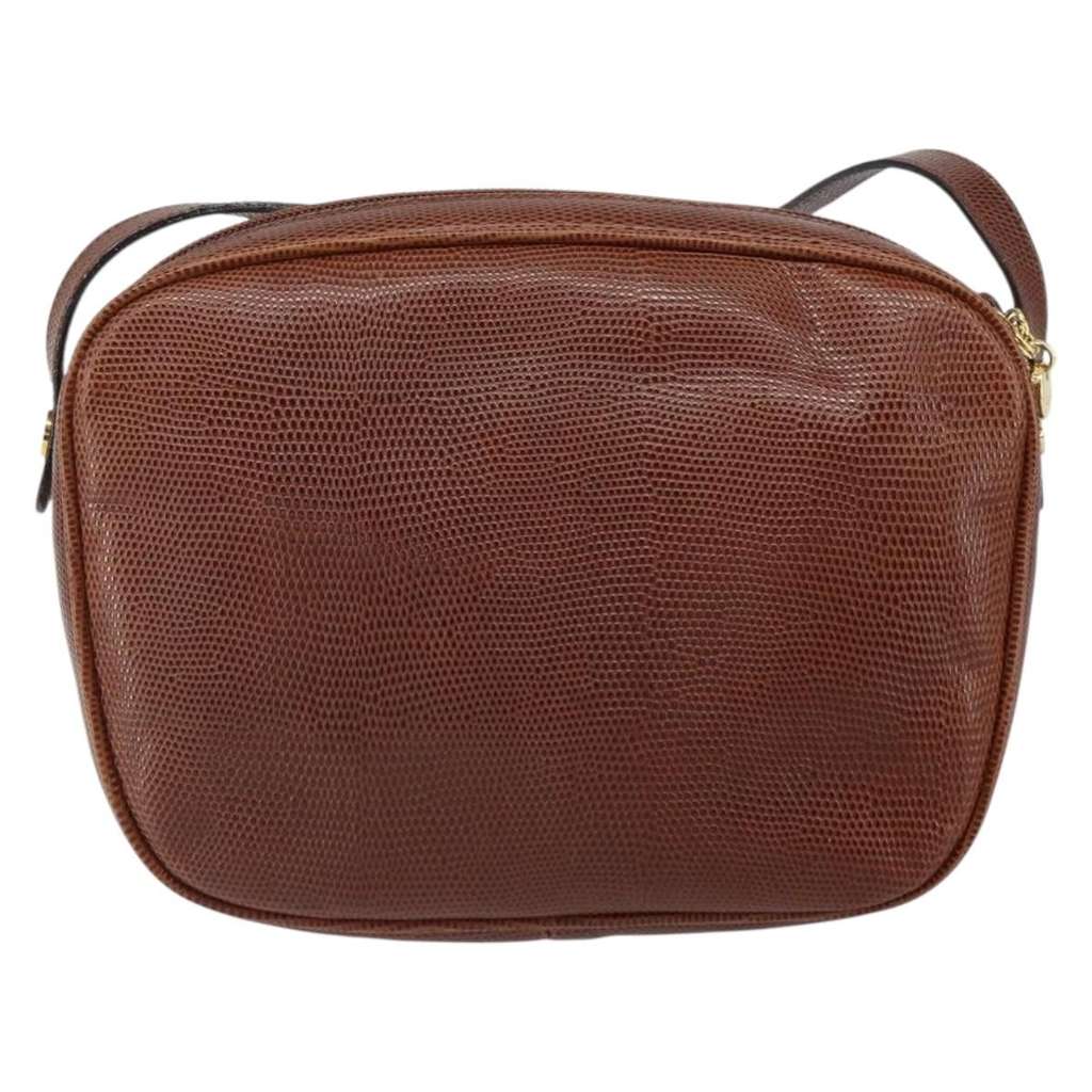 Salvatore Ferragamo Vara Bow camera Shoulder Bag Brown Leather Good condition - Back View