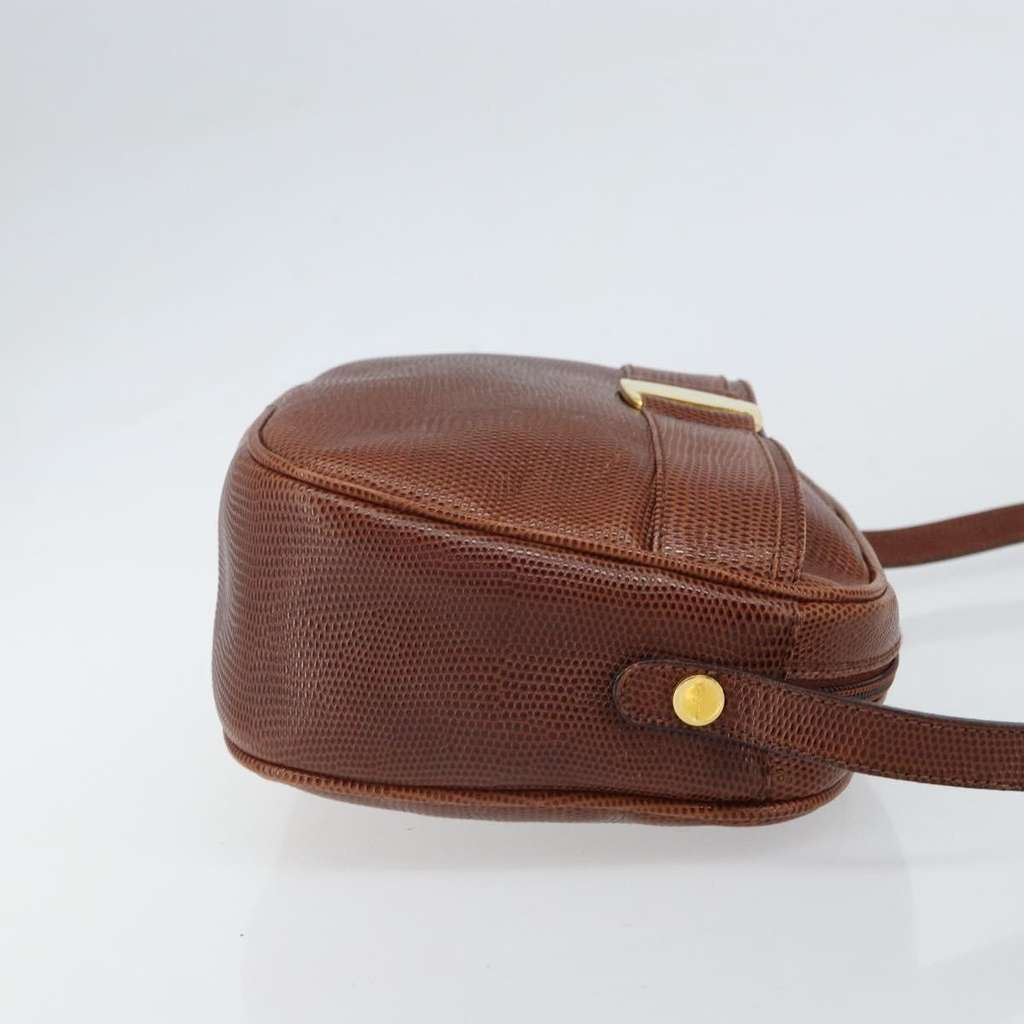 Salvatore Ferragamo Vara Bow camera Shoulder Bag Brown Leather Good condition - Inside View