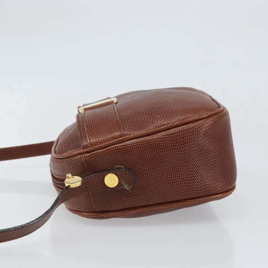Salvatore Ferragamo Vara Bow camera Shoulder Bag Brown Leather Good condition - Model View