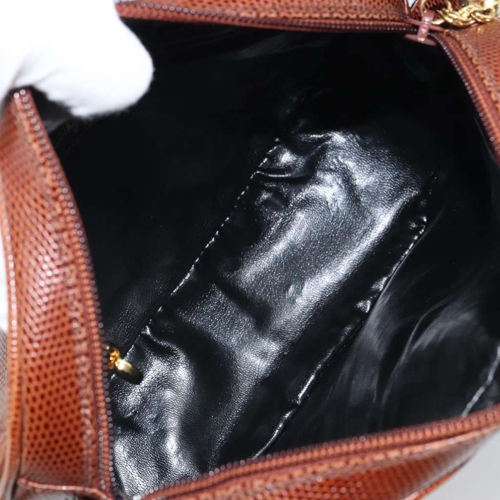 Salvatore Ferragamo Vara Bow camera Shoulder Bag Brown Leather Good condition - Box View