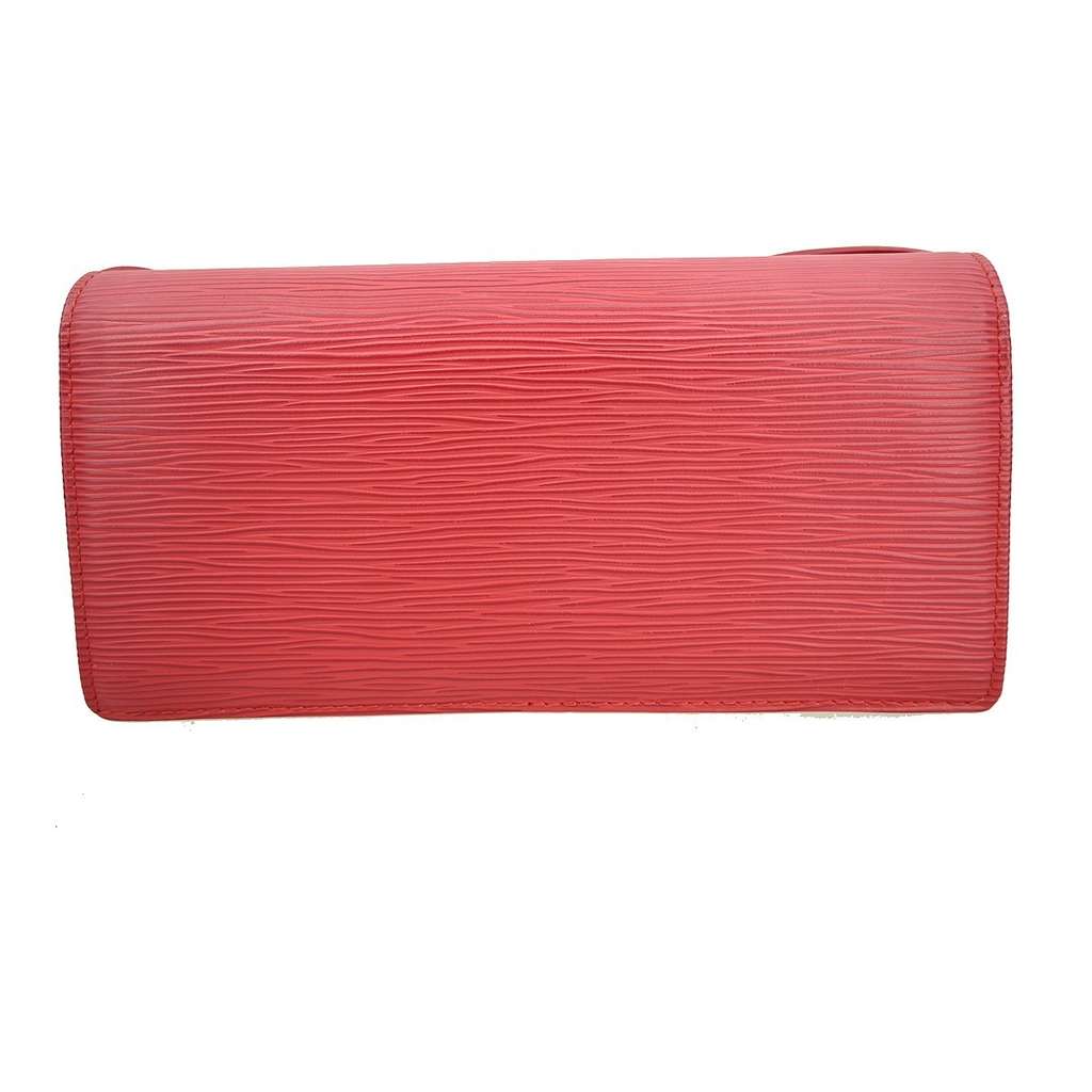 Louis Vuitton Honfleur Handbag Red Leather Good condition - Back View