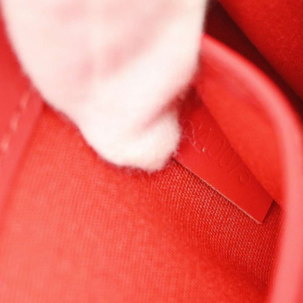 Louis Vuitton Honfleur Handbag Red Leather Good condition - Box View