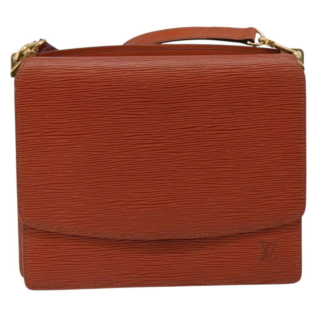 Louis Vuitton Grenelle Shoulder Bag Brown Leather Good condition - Back View