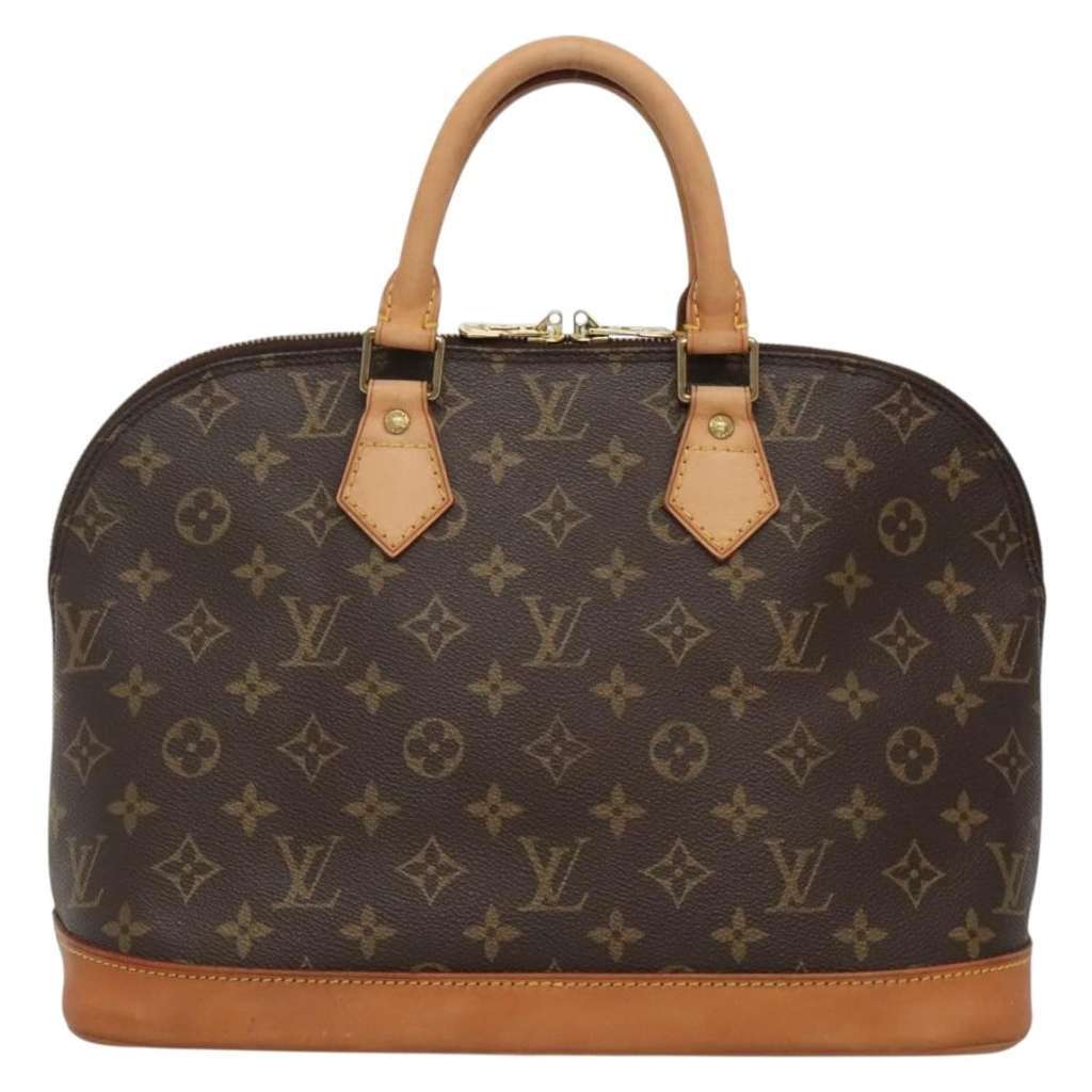 Louis Vuitton Alma Handbag Brown Canvas Good condition - Back View