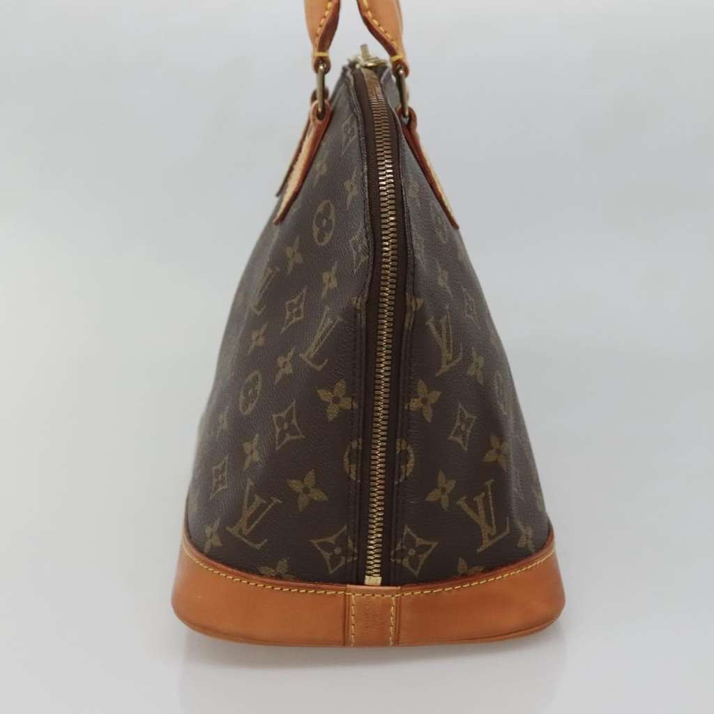 Louis Vuitton Alma Handbag Brown Canvas Good condition - Inside View