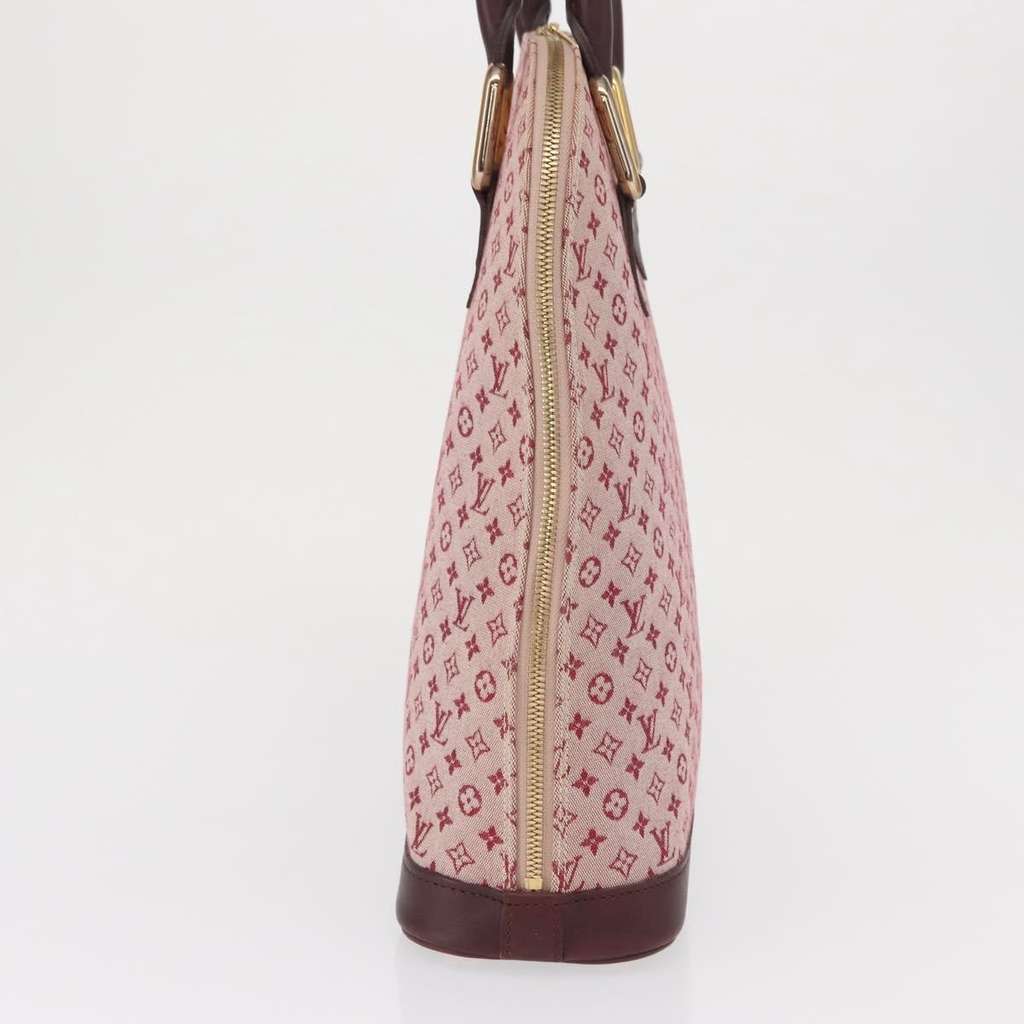 Louis Vuitton Alma Handbag Red Canvas Good condition - Inside View