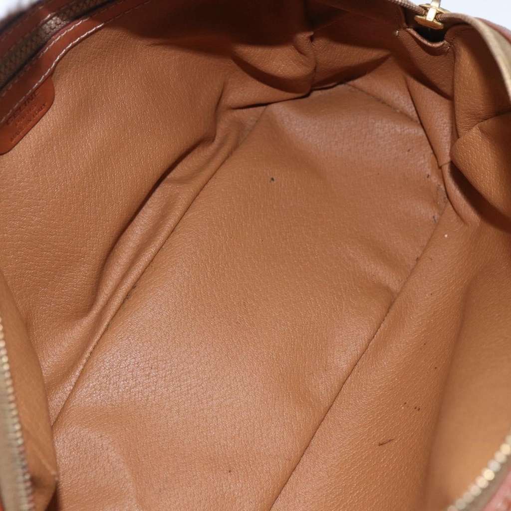 Celine Vintage Macadam Handbag Brown Canvas Good condition - Box View