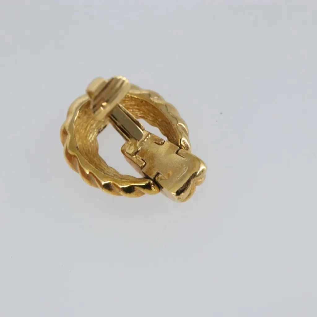Dior Vintage clip-on earrings Gold Good - Box View