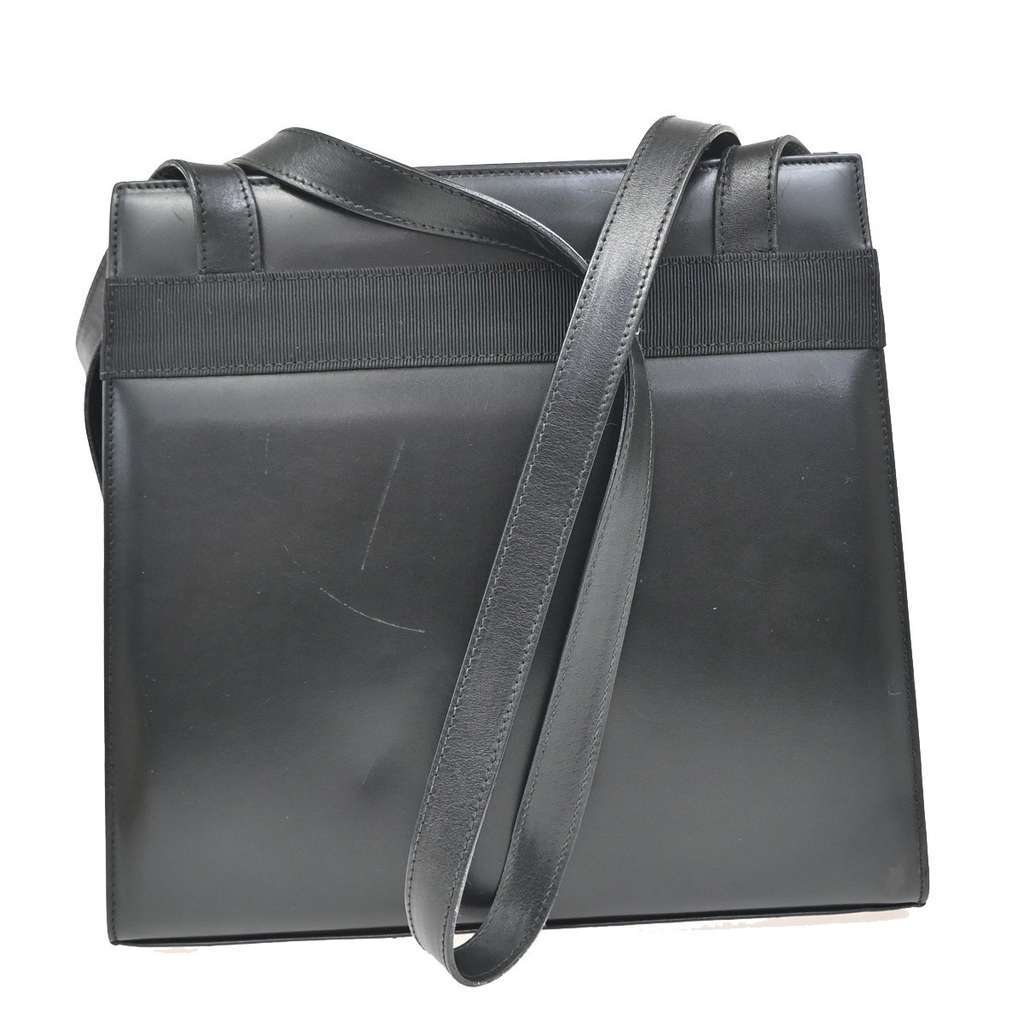 Salvatore Ferragamo Convertible Vara Bow Tote Black Leather Good condition - Back View