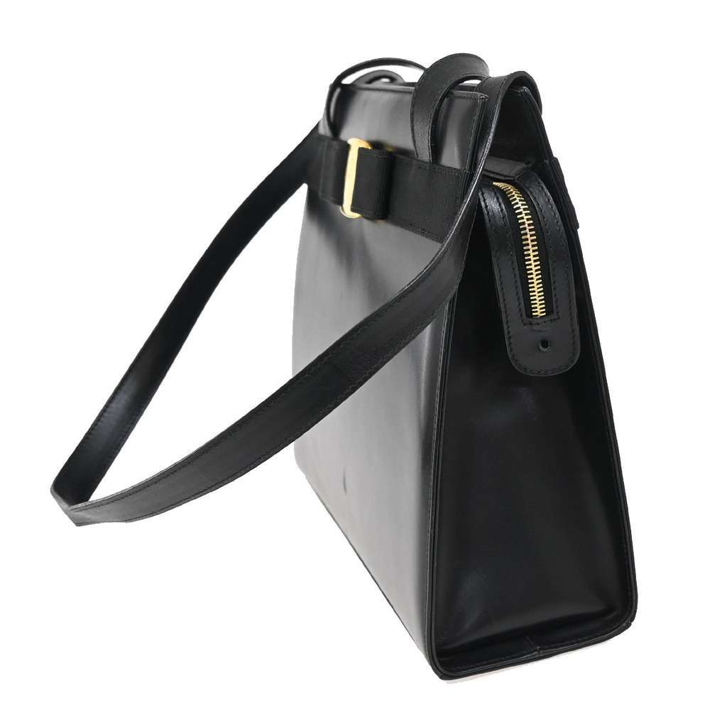 Salvatore Ferragamo Convertible Vara Bow Tote Black Leather Good condition - Inside View