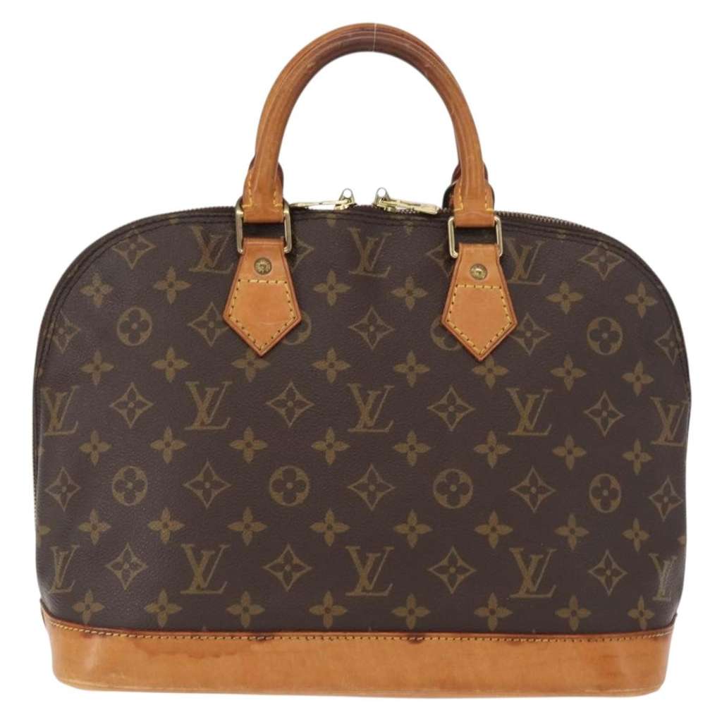 Louis Vuitton Alma Handbag Brown Canvas Fair condition - Back View