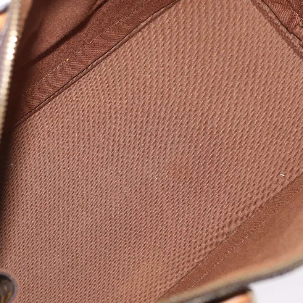 Louis Vuitton Alma Handbag Brown Canvas Fair condition - Box View