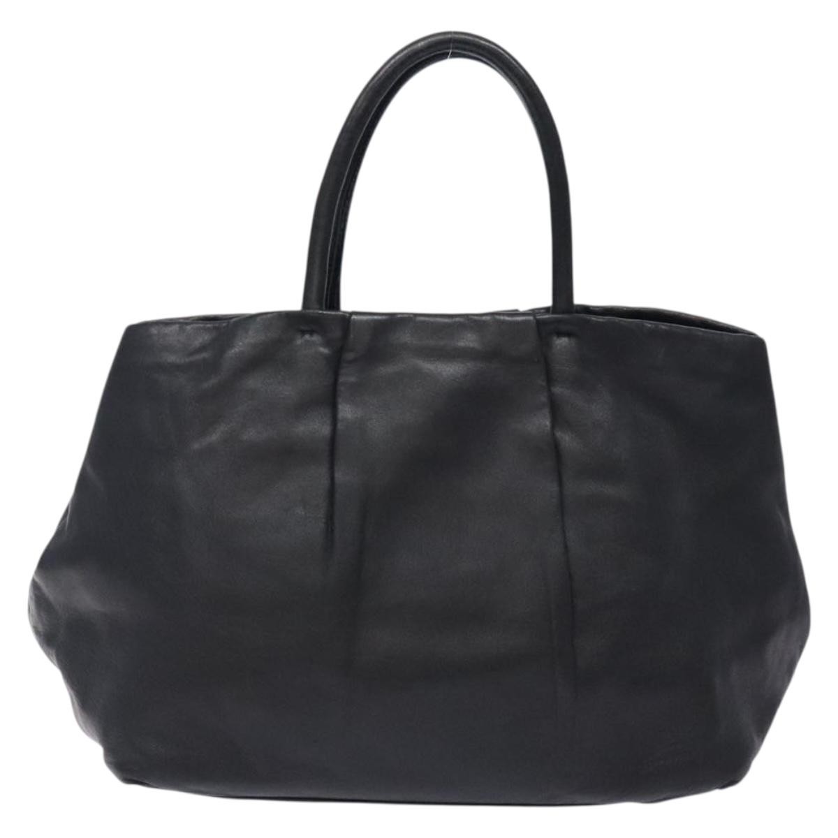 Prada Bow Tote Black Leather Good condition - Back View