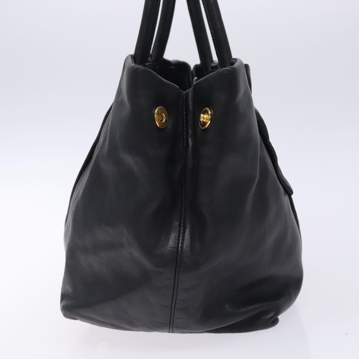 Prada Bow Tote Black Leather Good condition - Inside View