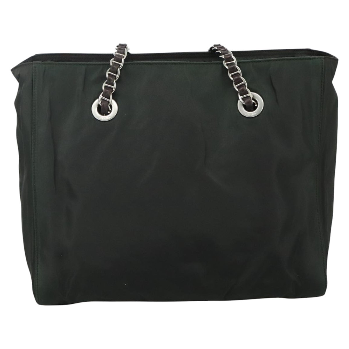 Prada Vintage Chain Tote Khaki Good condition - Back View