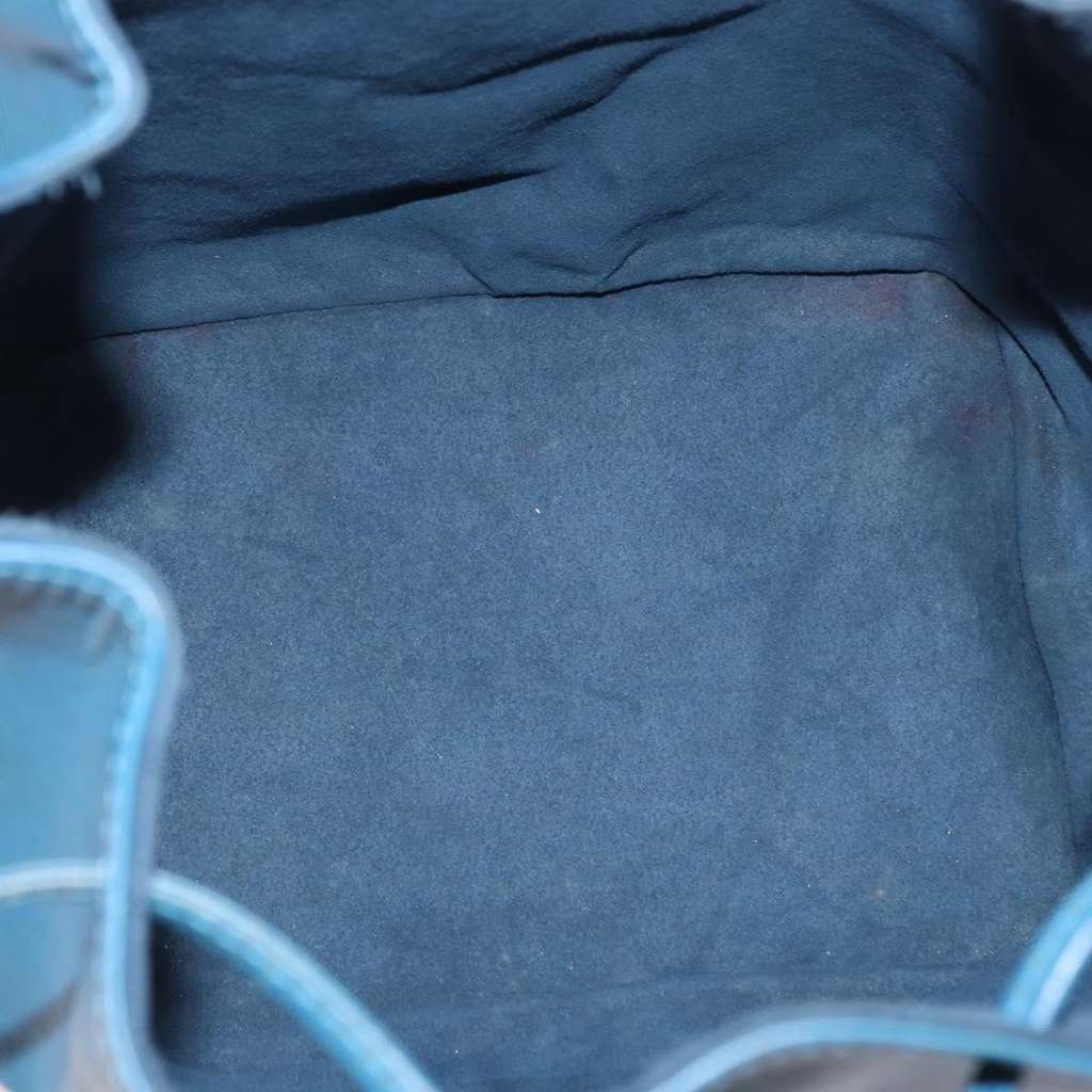 Louis Vuitton Noe Handbag Blue Leather Fair condition - Box View