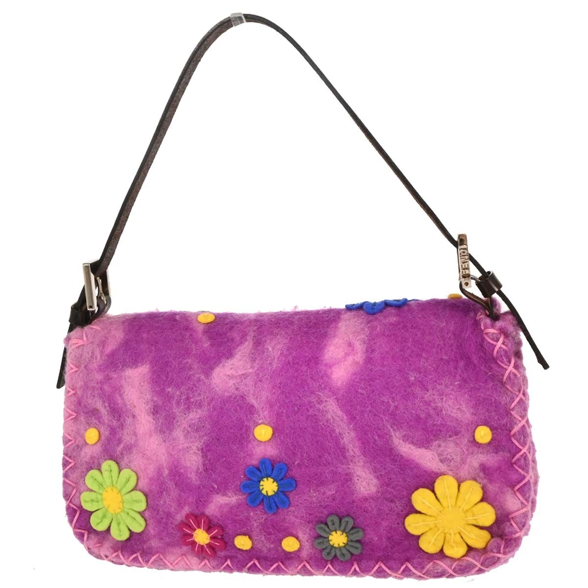 Fendi Baguette Bag Purple Good condition - Back View