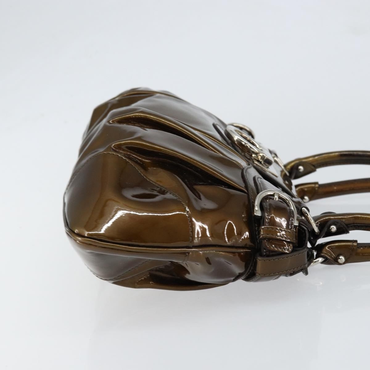 Salvatore Ferragamo Gancini handbag Brown Good condition - Inside View