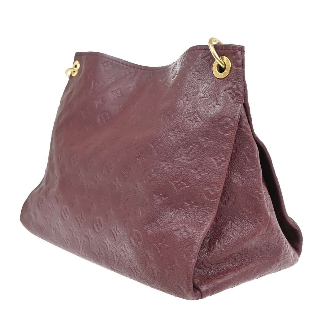 Louis Vuitton Artsy Handbag Red Leather Good condition - Inside View