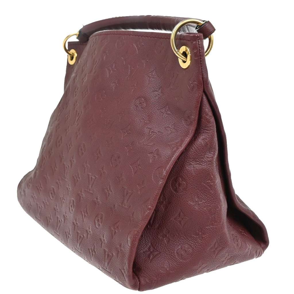 Louis Vuitton Artsy Handbag Red Leather Good condition - Model View