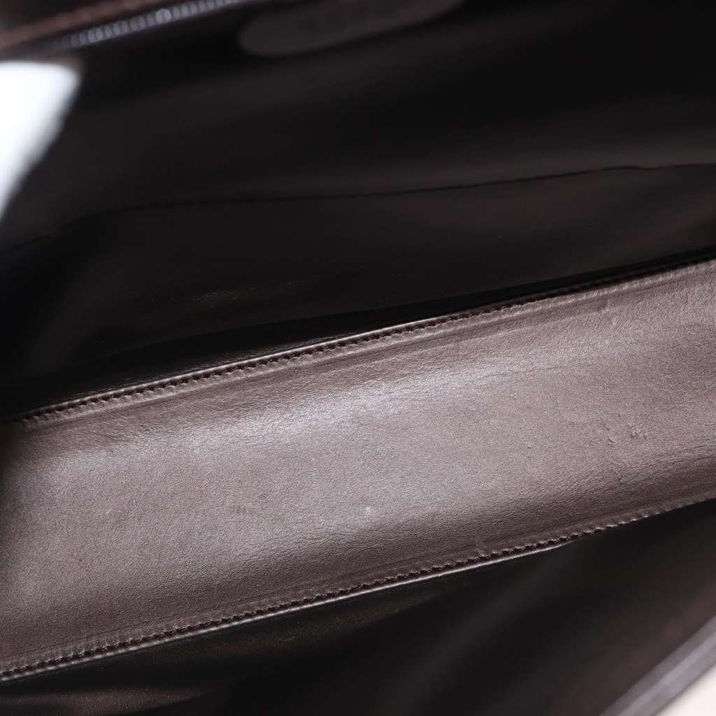 Gucci Vintage Shoulder Bag Brown Leather Fair condition - Box View