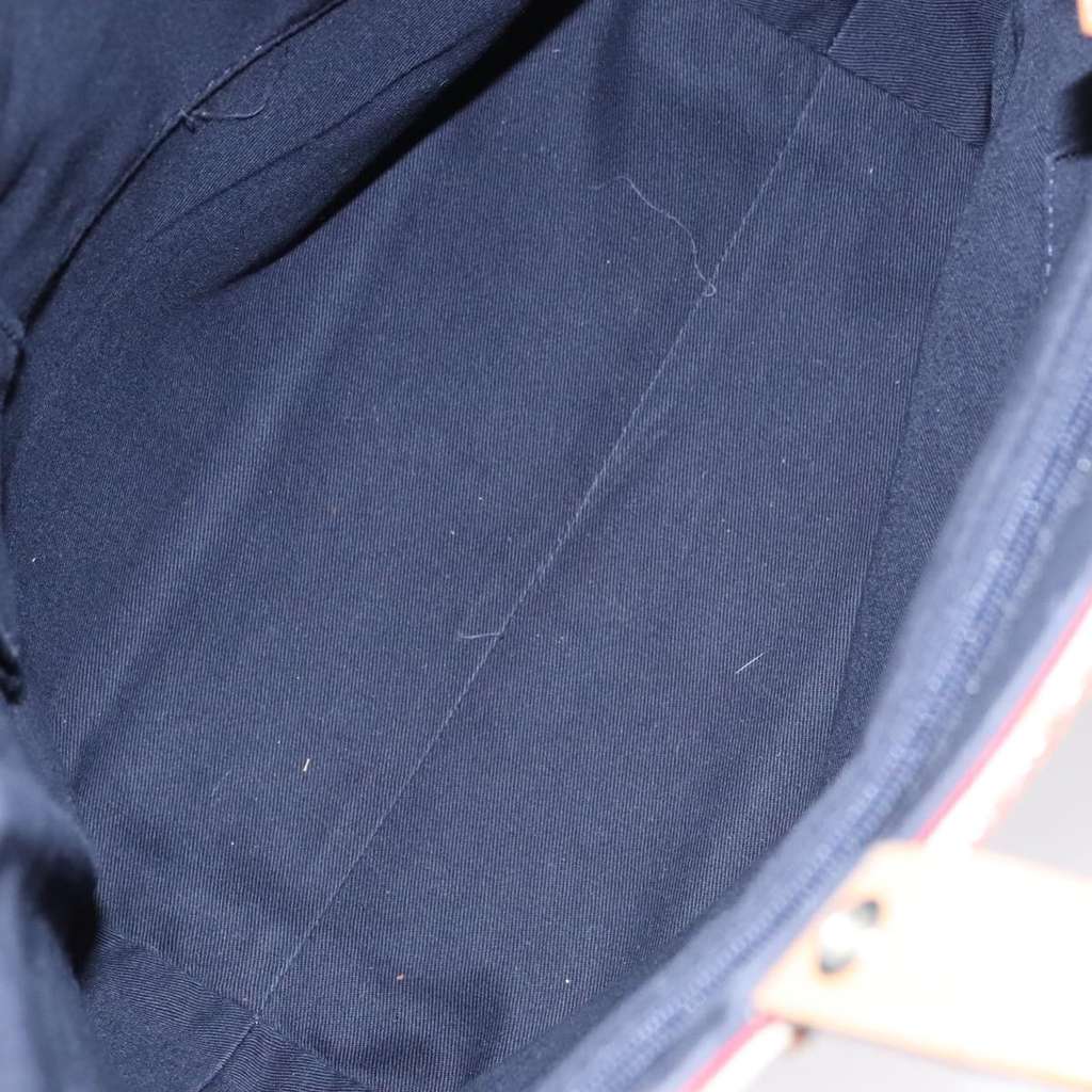 Burberry Blue Label Handbag Navy Canvas Good condition - Box View