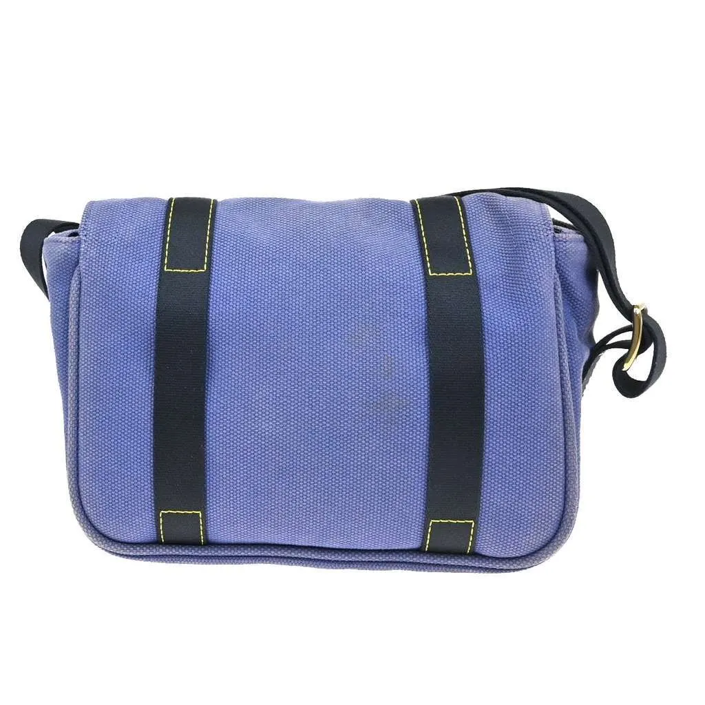Louis Vuitton Antigua Besace Messenger Bag Blue Canvas Good - Back View