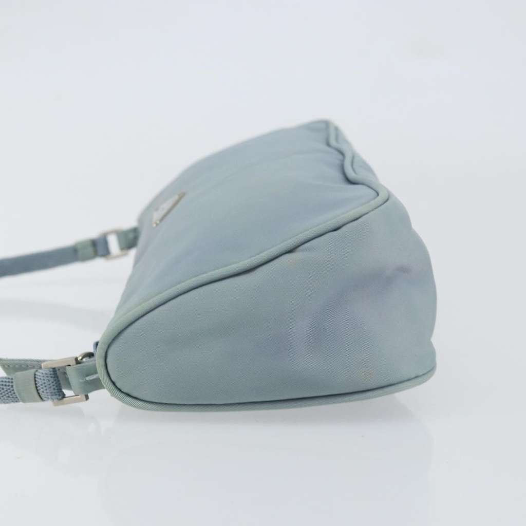 Prada Pochette Shoulder Bag Blue Good condition - Model View