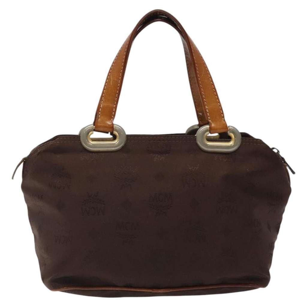 Mcm Visetos Handbag Brown Good condition - Back View