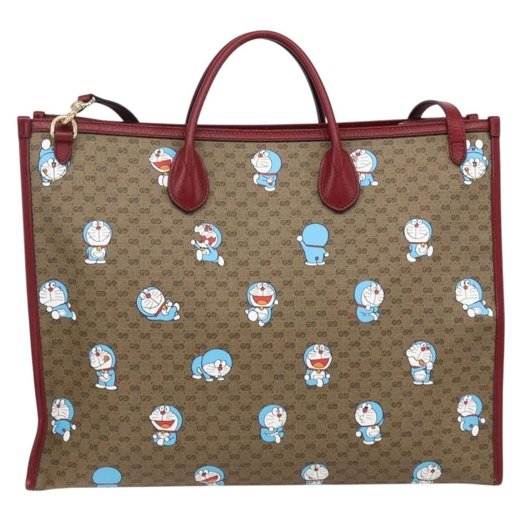 Gucci Doraemon Tote Beige Good condition - Back View
