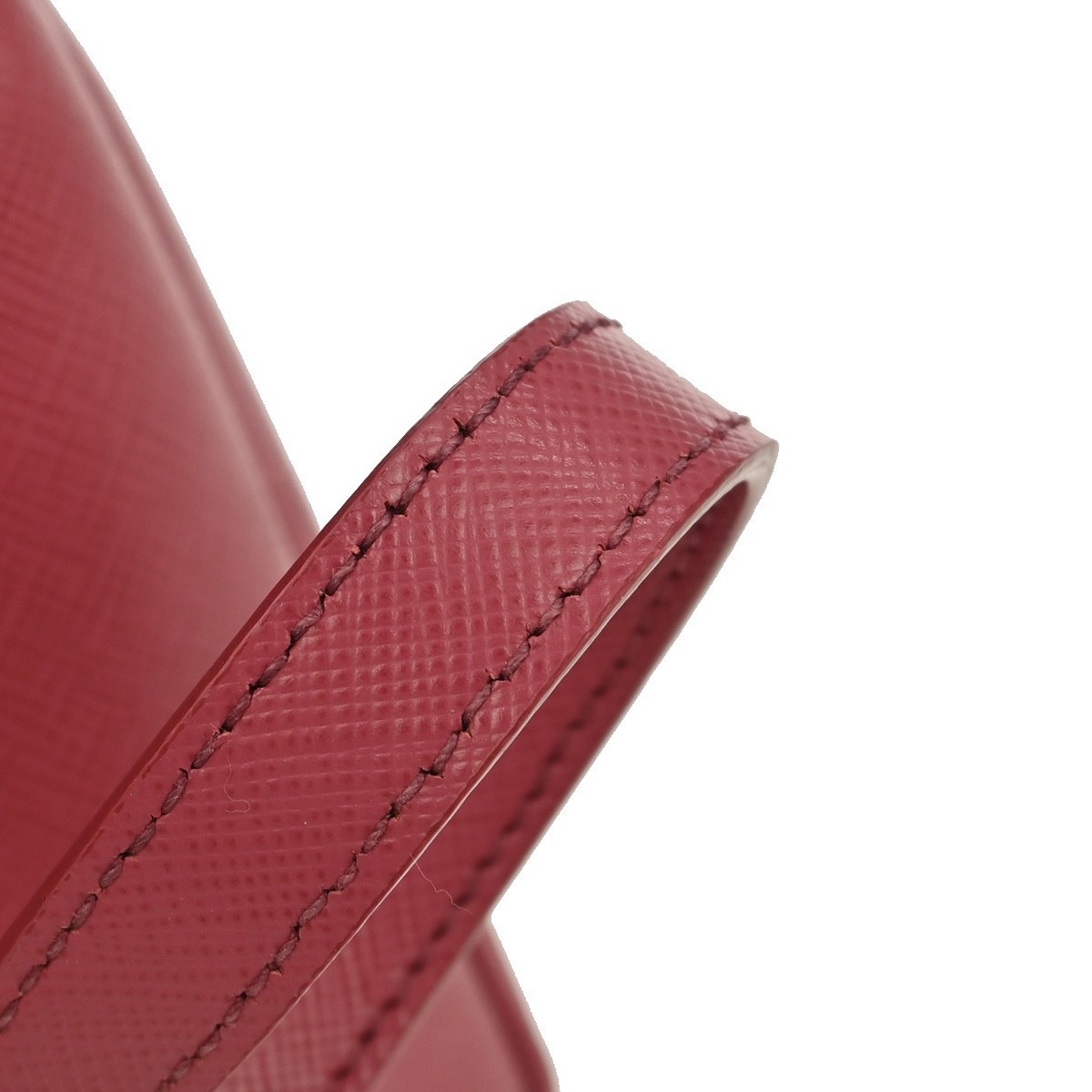 Prada Double Zip Lux Tote Pink Leather Good condition - Box View