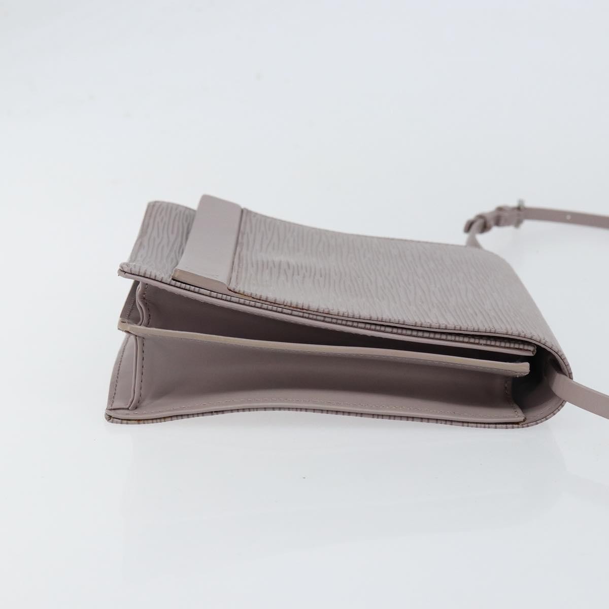 Louis Vuitton Biarritz Shoulder Bag Purple Leather Good condition - Inside View