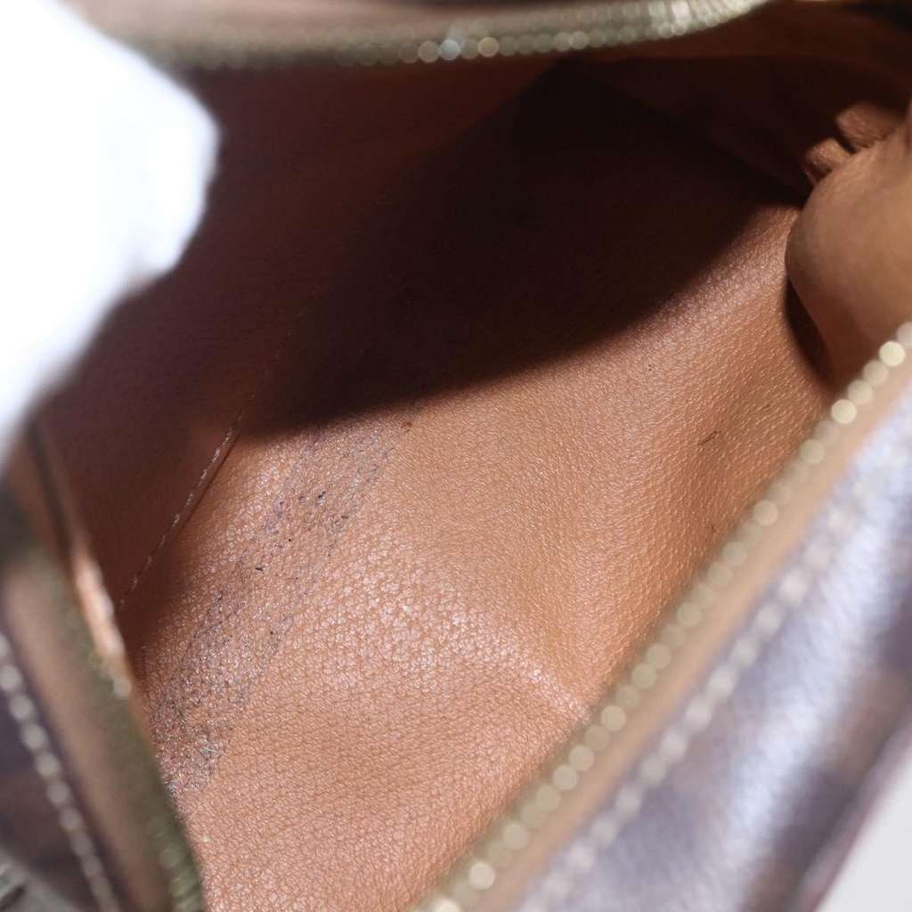 Celine Vintage Macadam Shoulder Bag Brown Canvas Good condition - Box View