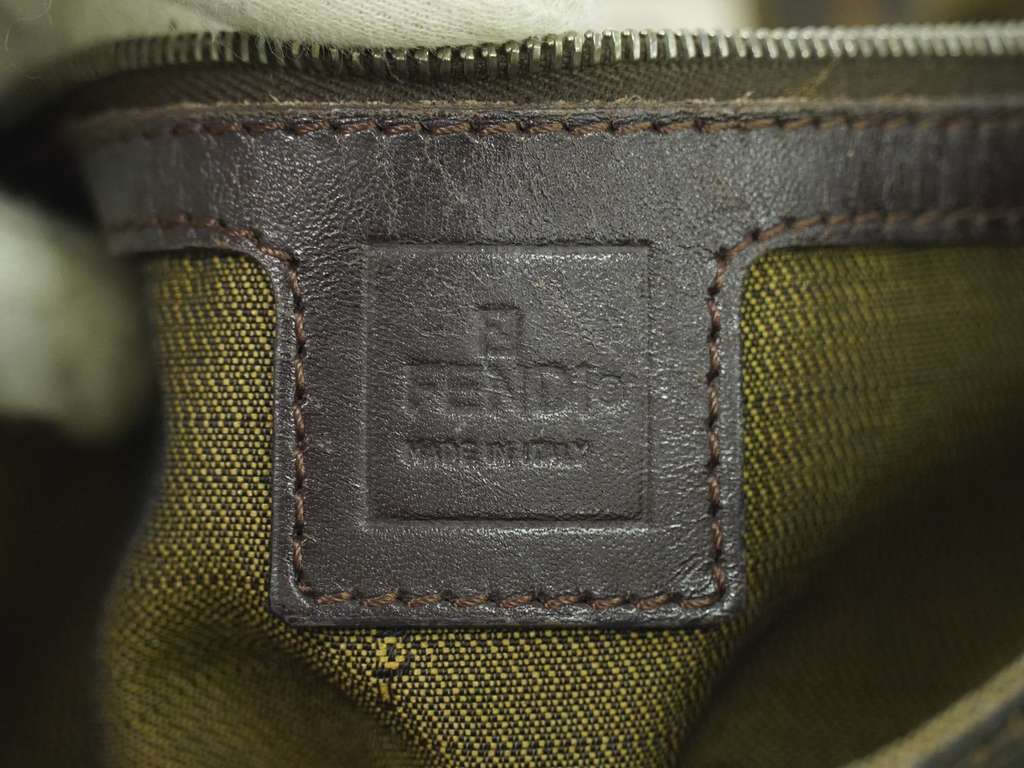 Fendi Zucca Tote bag Brown Canvas Good condition - Box View