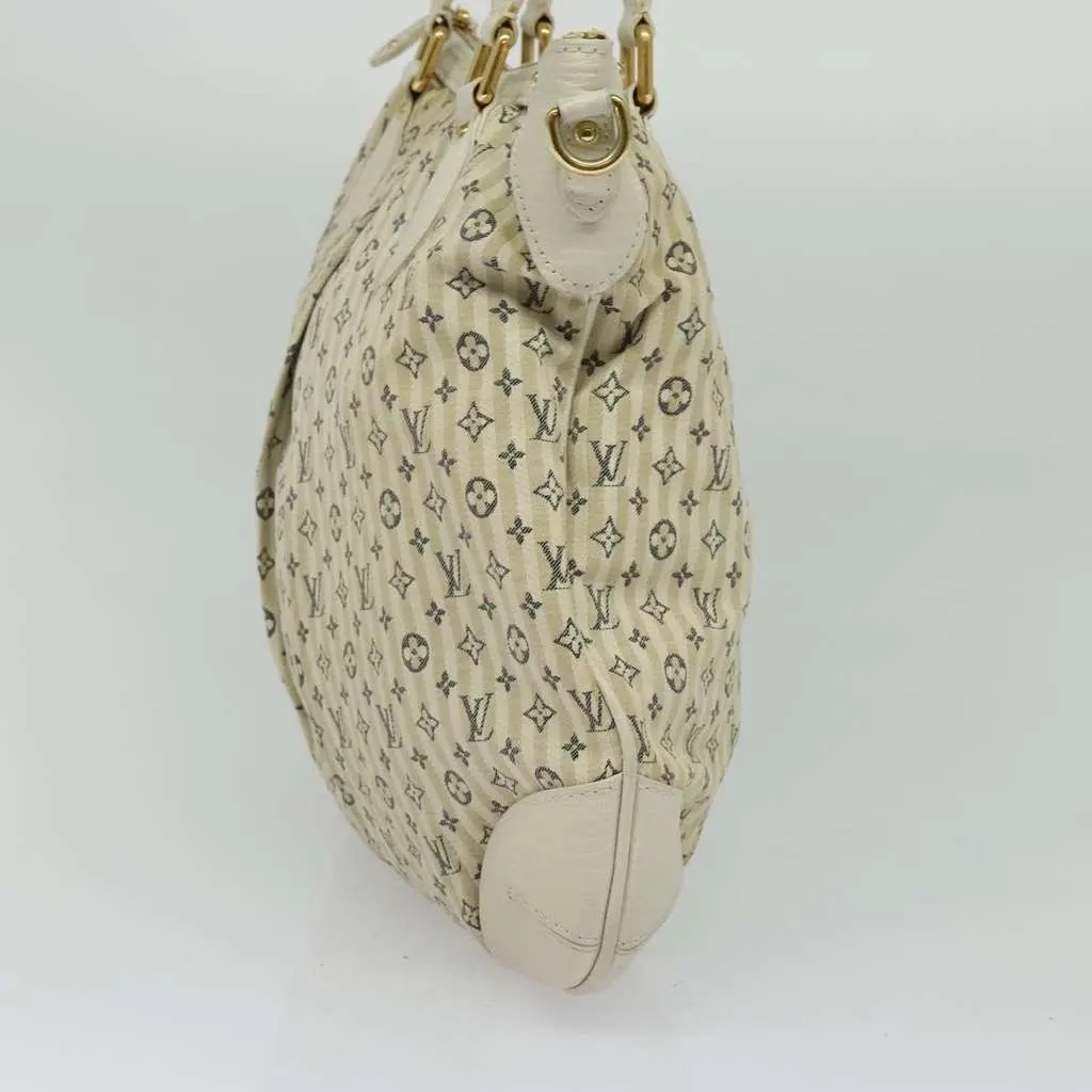 Louis Vuitton Marina Handbag Beige Canvas Good - Model View