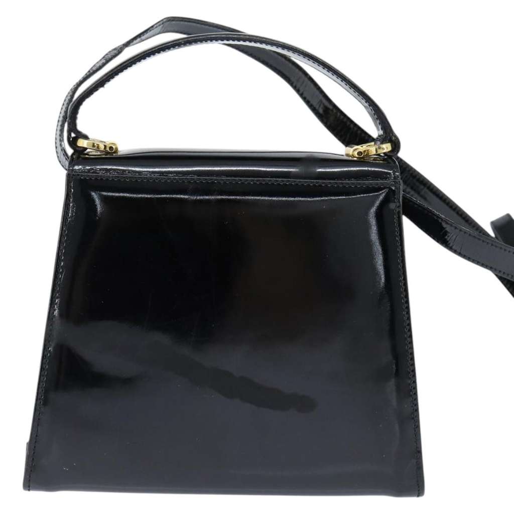 Salvatore Ferragamo Vala Handbag Black Good condition - Back View