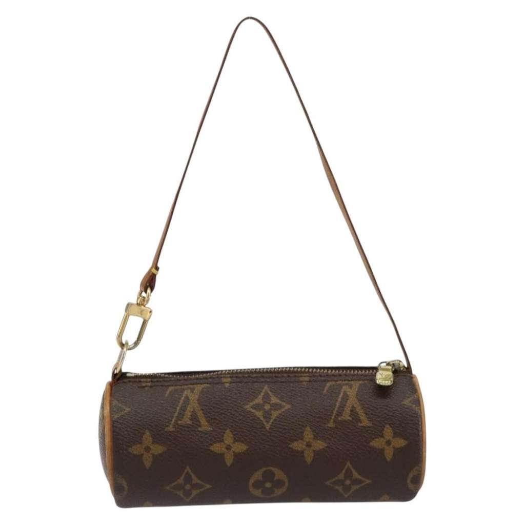 Louis Vuitton Papillon Pochette Brown Canvas Good condition - Back View