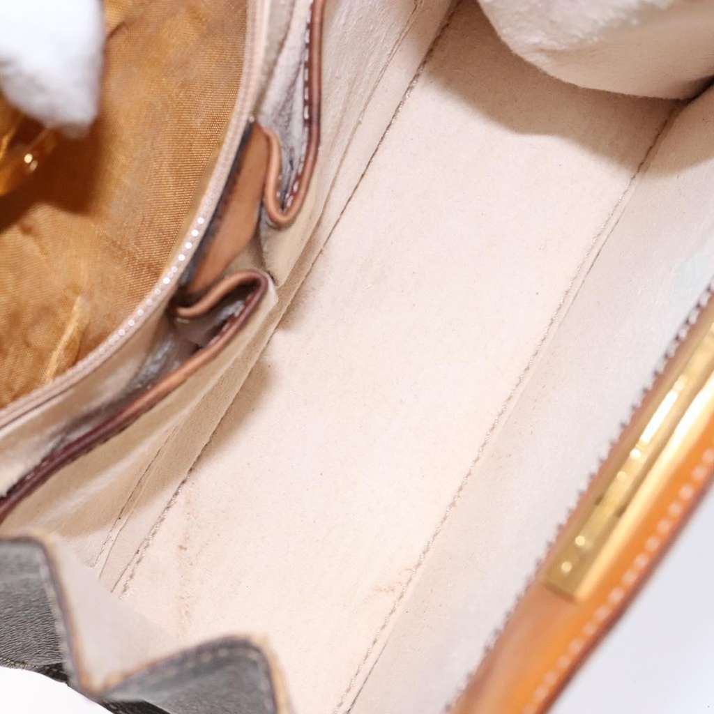 Celine Vintage Macadam Handbag Brown Canvas Good condition - Box View