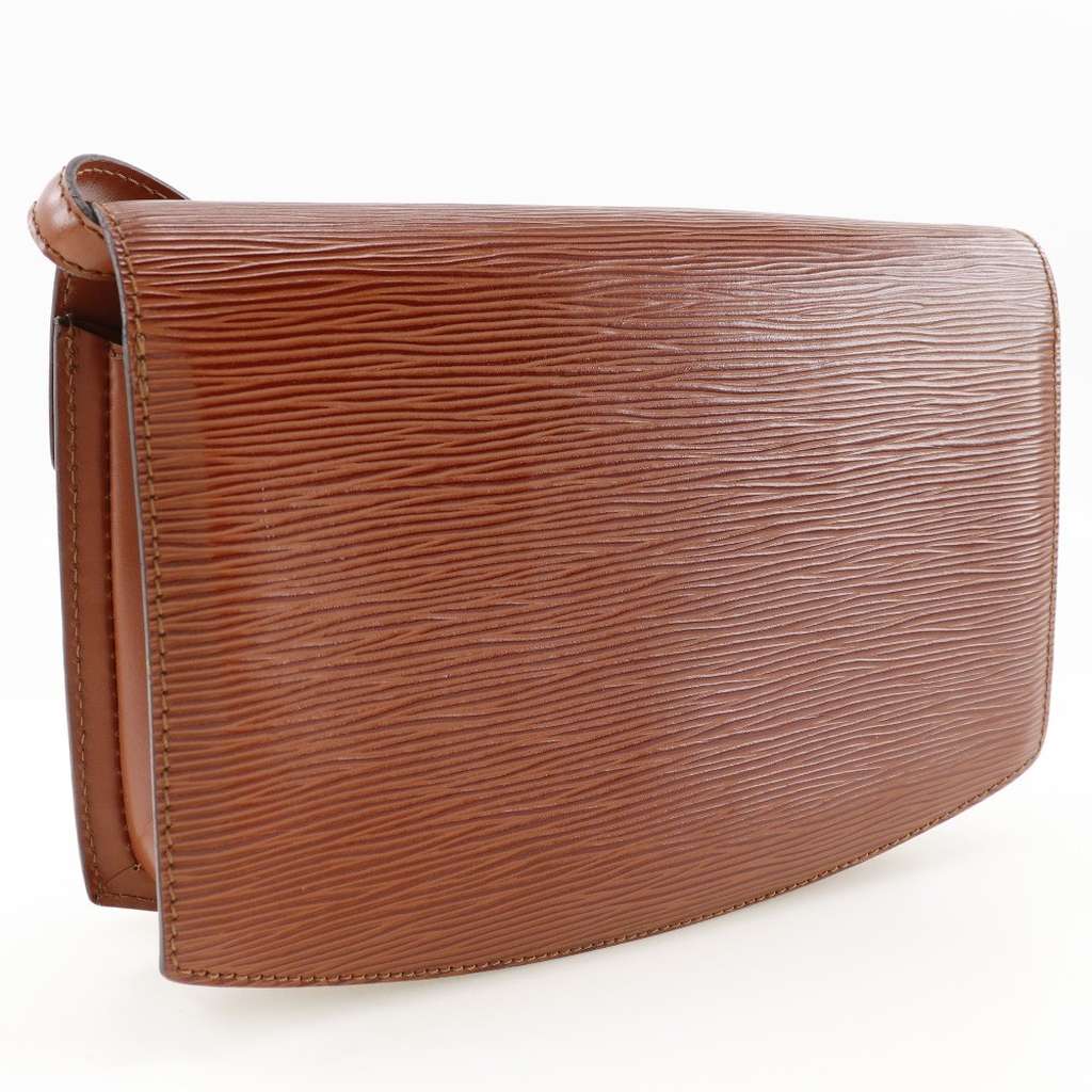 Louis Vuitton Prebourg Shoulder Bag Brown Leather Good condition - Back View